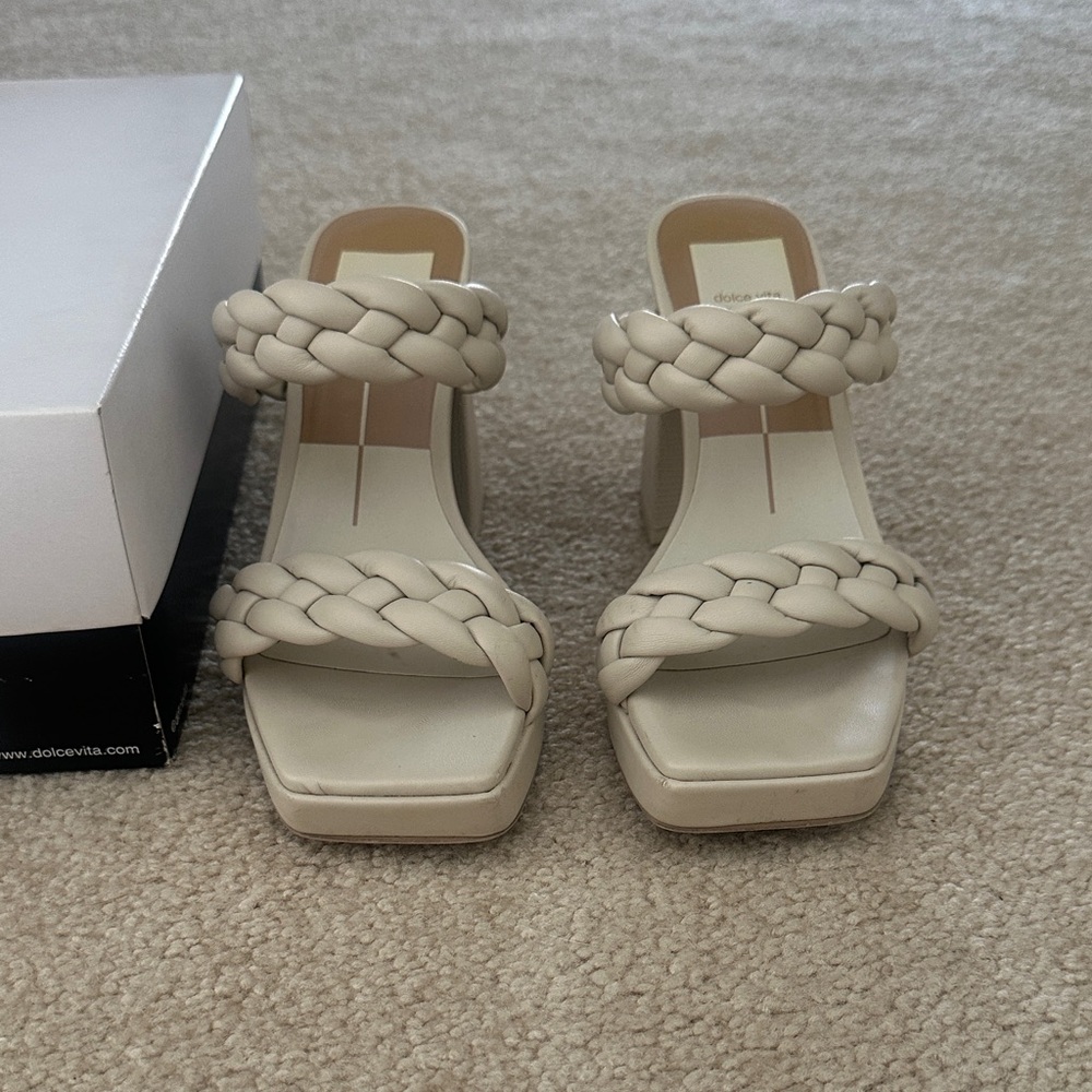 Dolce Vita Tan Braided Women's Sandals